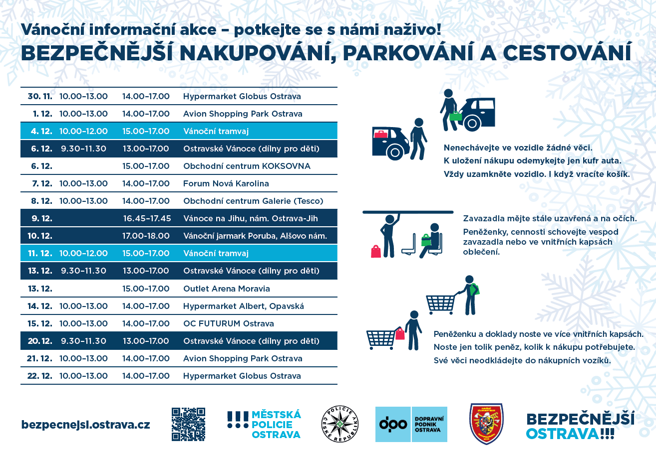 Graphic poster for a Christmas safety campaign. Source: 